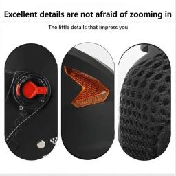 Capacetes de motocicleta para homens e mulheres, Open Face, Half Helmet, Ciclismo, Acessórios para motocicletas - Image 4