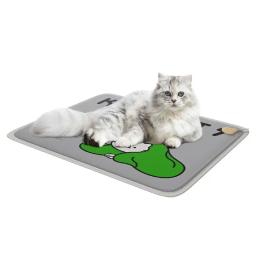 Ajustável Aquecimento Pet Mat com 3 Níveis de Aquecimento, Cama Quente, Suprimentos para Gatos Indoor e Cães Energy Saving - Image 1