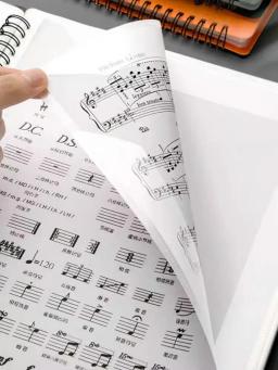 Pasta de música para folha A4, Partição de música, Pasta Piano, Partições de música, Folheto, Expansão Music Case, 8 páginas - Image 3
