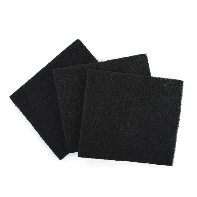 Filtro de Carvão Ativado para Pets com Algodão - Alta Adsorção para Caixas de Areia e Banheiros (Kit com 3 Peças)