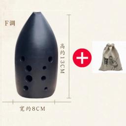 10 buracos xun f tom g tom ocarina flauta instrumento de música bom som antigo instrumento para crianças iniciante mão ateada fogo cerâmica - Image 4