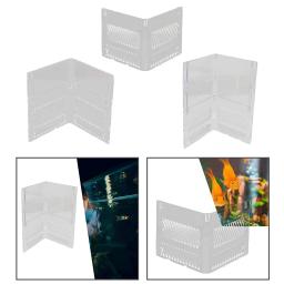Partição destacável Board Divisor para Aquário, Peixe Filtro Comb, Acrílico Overflow, Paisagismo Decoração, Vivarium - Image 3