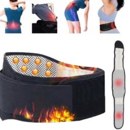 Cinto de cintura de turmalina para homens e mulheres, terapia magnética, cinta lombar, suporte para as costas, alívio da dor, ginásio esportes - Image 1