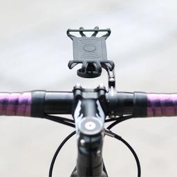 Bicicleta celular titular com Silicone Strap, suporte de ciclismo, suporte do telefone da motocicleta, Garmin cronômetro Interface - Image 2