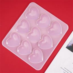 Forma Do Coração De Resina Epóxi Moldes, Molde De Fundição De Silicone, Colar Chaveiro, Pingente De Jóias Charme, Artesanato Fazendo Suprimentos - Image 3