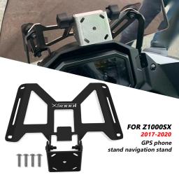 Suporte de telefone GPS para motocicleta, suporte de navegação, suporte de suporte, montagem, adaptador, Ninja Z1000SX Z 1000 SX 17-2020, Z100SX - Image 1