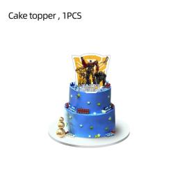 Conjunto de utensílios descartáveis para festa de aniversário infantil, transformadores, Optimus Prime, tema Bumblebee, prato de papel, tecido, copo - Image 4