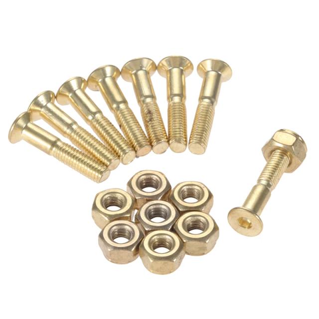 Parafusos de Skate BigBowl Aço Carbono 8 Peças