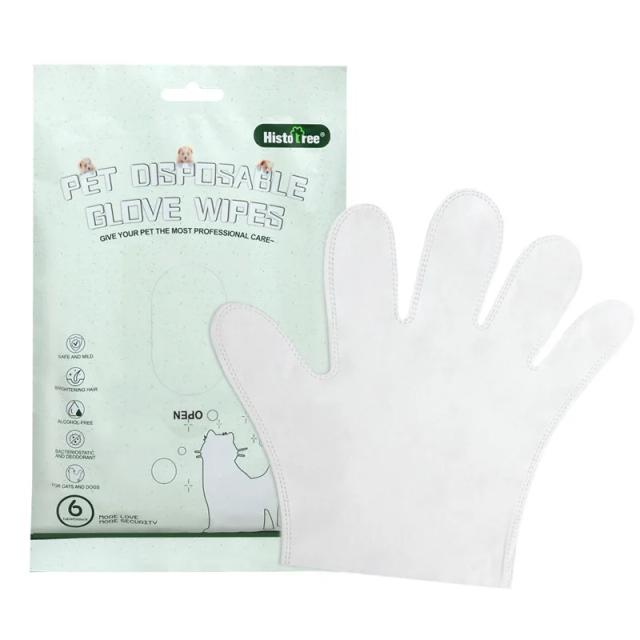 Luvas Descartáveis para Limpeza de Animais de Estimação - Tecido Não Tecido, Toalhetes Macios para Banho e Massagem