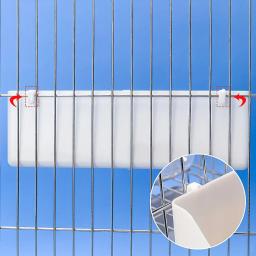 Double Grid Stand Bird Feeder, Calha De Alimentação, Papagaio, 1 Pc - Image 3