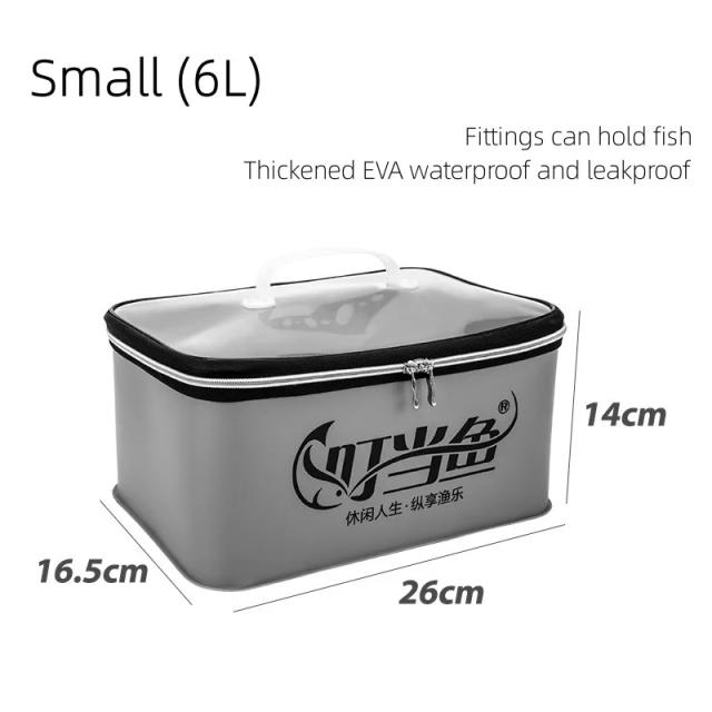 Caixa Multifuncional para Acessórios de Pesca: Armazenamento Prático com Luvas, Ganchos e Iscas em um Kit Portátil Completo