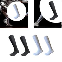 Esgrima meias joelho alto engrossar respirável absorção de suor meias atléticas - Image 1