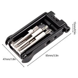 Bicicleta portátil Multitool Kit, Repair Tool Set, 23 em 1, Bike Tire Alavancas, Hex Falou, Chave - Image 6