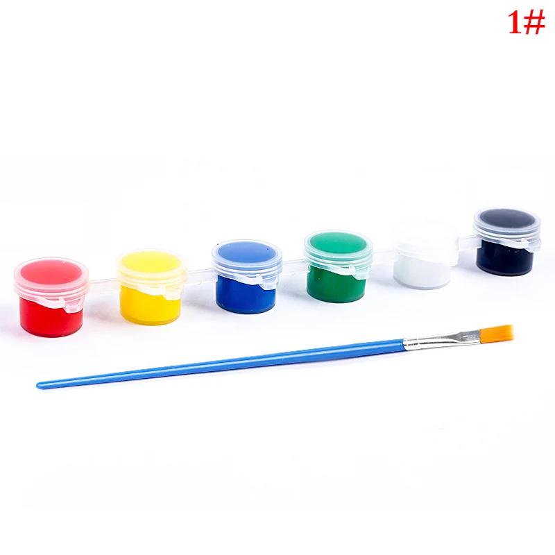 6 cores eco-friendly pintura acrílica diy pintura artesanal arte materiais artes artesanato ferramenta de pintura - Image 1