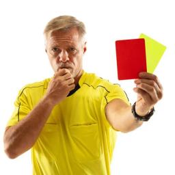 Profissional futebol árbitro cartões kit, multifuncionais esportes cartões, leve, vermelho e amarelo, 2pcs - Image 1