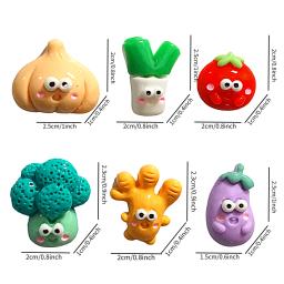 5 peças um conjunto de bonito geladeira ímã cartoon vegetal placa fotos adesivos magnéticos para casa e cozinha decoração - Image 3