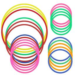 10 pçs anéis de plástico multicolorido para anel jogar jogo velocidade agilidade prática playground carnaval para crianças adultos festa ao ar livre - Image 4