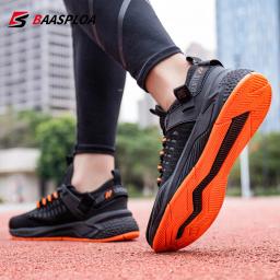 Baasploa-Sapatos esportivos respiráveis de malha casual masculina, tênis antiderrapantes de corrida, leves, confortáveis, masculinos, ao ar livre, novos - Image 3