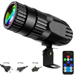 RGBW LED Mirror Ball Light com controle remoto, feixe pendente, holofotes, efeito de iluminação, DJ Disco Party, dança, Xmas Stage, 15W - Image 6