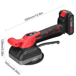 Máquina de ladrilho com ventosa ampliada, ferramenta de vibração, ferramentas utilitárias, alta capacidade de carga, parede e piso, 21V - Image 2
