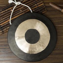 Tambor chinês de cobre artesanal, instrumento musical, 36cm, 40cm, 50cm, 60cm - Image 6