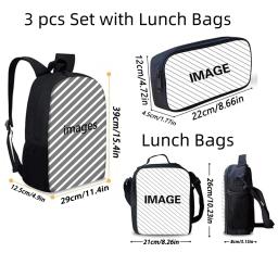 Mochila escolar dos desenhos animados para criança, saco de lápis, lancheira, futebol-estrelas, melhor presente para meninos e meninas, C-CR7 - Image 2