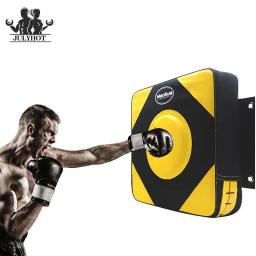Boxe Punch Treinamento Alvo Saco de Areia Fitness Lutador Esportivo Artes Marciais Saco de pancadas Almofada de perfuração de parede de couro falso - Image 1