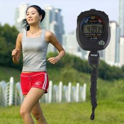Novo cronômetro digital temporizador à prova dwaterproof água cronômetro de bolso portátil esporte profissional cronômetro lcd temporizador cronômetro - Image 4