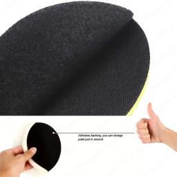 M14 Wool Felt Polishing Pad Set, Polidor de pintura do carro, Polidor de vidro Arranhões Reparação Ferramentas, Polonês de aço inoxidável, 3 ", 4", 5 ", 6", 7 ", 2-12Pcs - Image 5