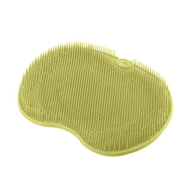 Escova de Silicone Antiderrapante para Banheiro com Almofada Esfoliante e Massagem para os Pés, Ideal para Banho - 1 Peça