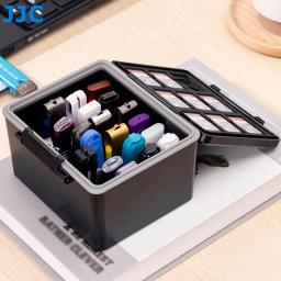 JJC-Waterproof Anti-Static USB Flash Drive Case, Thumb Drive Storage Holder Box, Acessórios Bag, 24 Slots - Image 1