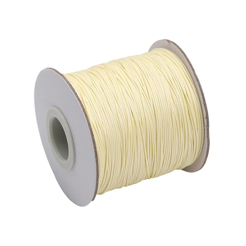 Linha de couro Cordão Encerado para Fazer Jóias, 20 Cores, Fio De Algodão, Strap String, Colar Corda, Pulseira DIY Suprimentos, 0.5mm, 10m por Saco - Image 1