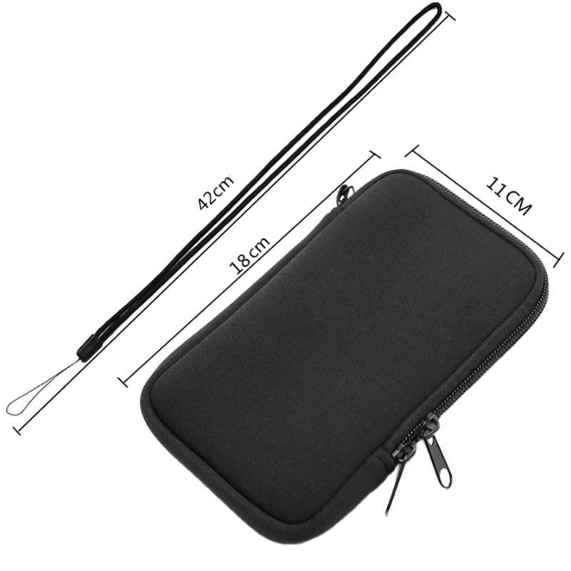 Saco do telefone móvel do neopreno, Bolsa portátil, Saco pequeno do armazenamento para o curso, Acessórios digitais, Estojo do cabo, Suporte do fone de ouvido - Image 1