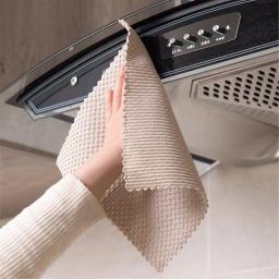 Cozinha Anti-graxa Wiping Rags, Eficiente Super Absorvente Pano De Limpeza De Microfibra, Toalha De Prato De Lavagem Em Casa - Image 3