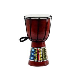 5 Polegada tradicional africano para congo djembe tambor clássico pintura colorida falso pele cabra musical - Image 3