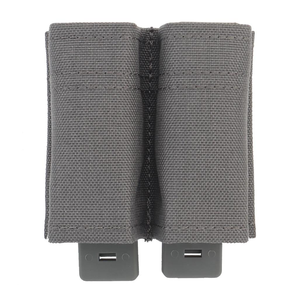 Molle Tactical Double Mag Pouch, Tiro ao ar livre Mag Carrier, Caça Airsoft Acessórios, CS Wargame, 9mm, Rápido - Image 1