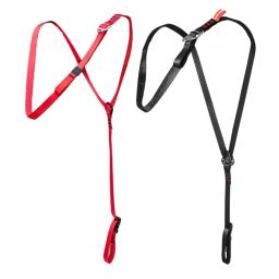 Arnês ajustados para ascendentes de peito, alça de ombro para escalada, equipamento de sobrevivência, arnês de peito para segurança - Image 1