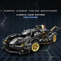 Super Sports Car Building Blocks Set, 1:14 Scale Car Model, Kits de construção de carros de corrida para adultos e jovens - Image 4