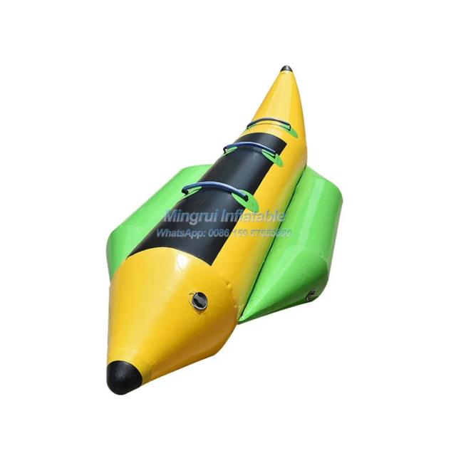 Banana Boat Inflável para Diversão no Beach Water Park - Tubo Rebocável Peixe Voador Aquático