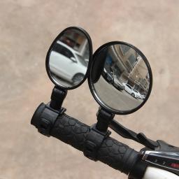 Espelho retrovisor universal para guidão de bicicleta, espelho retrovisor para bicicleta e motocicleta, rotação 360 ajustável para andar de bicicleta - Image 3