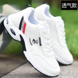 Tênis de couro respirável masculino, tênis com almofada de ar, tênis masculino antiderrapante, esportes ao ar livre, tamanho grande 38-47, moda - Image 3
