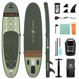 Conjunto de placa inflável Stand Up Paddle, SUP antiderrapante, Doca de camada dupla - Image 4