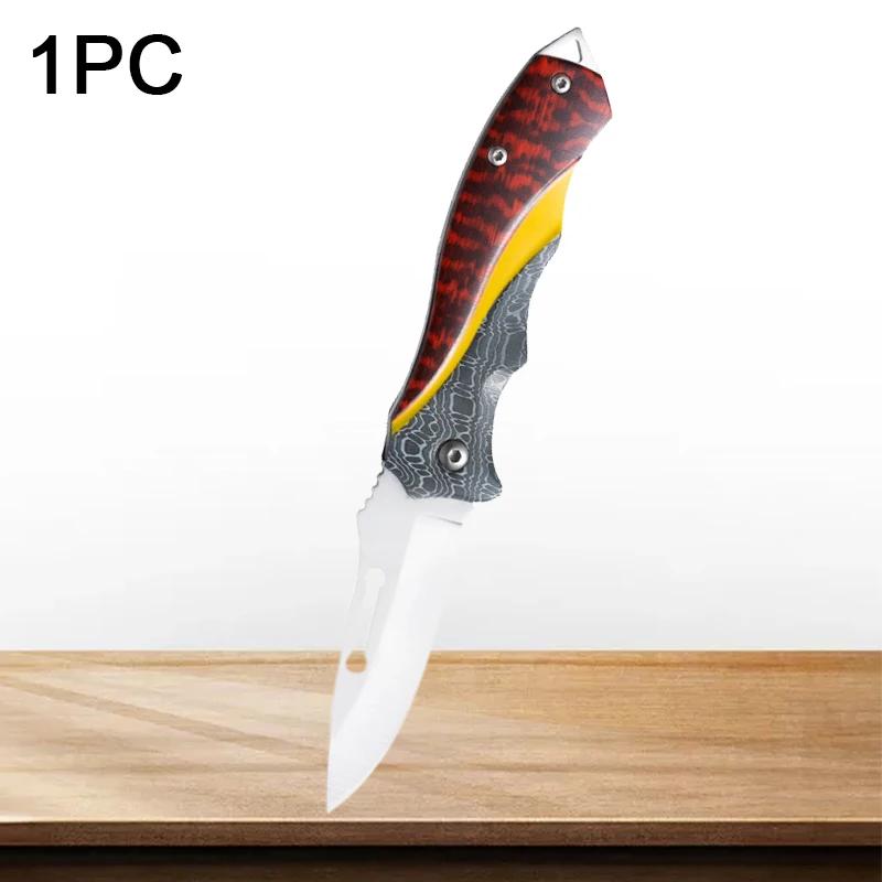Faca de frutas de aço inoxidável multifuncional, Canivete dobrável, Facas de churrasco portáteis, Cozinha Cozinhando Meat Cleaver, Corte - Image 1
