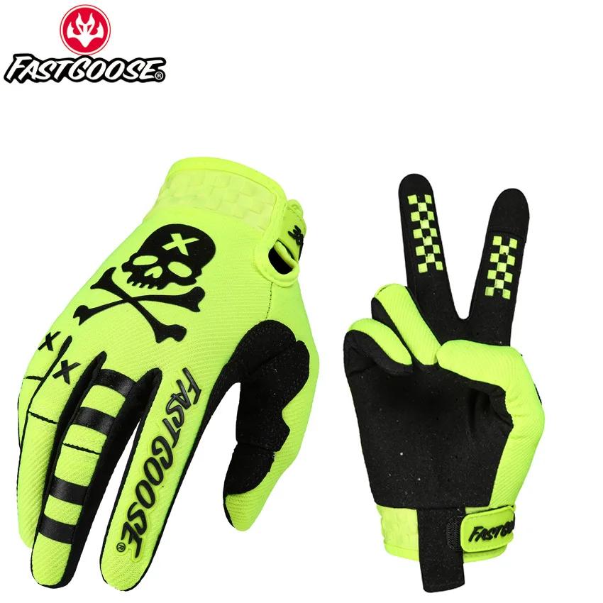 FASTGOOSE-Luvas MX de Motocross, Dedo cheio, Bicicleta, BMX, BTT, ATV, Off Road, Mountain Cycling, Luvas S-XXL - Image 1