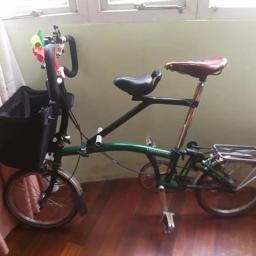 Suporte de assento infantil de bicicleta dobrável, para brompton bicicleta frontal de selim de instalação rápida, suporte de selim - Image 3