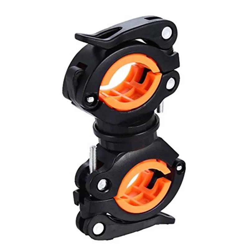 Bicicleta LED Light Bracket, Bike Lanterna Mount Holder, MTB Ciclismo Lâmpada, Torch Mount, Acessórios para bicicleta, 360 Graus Rotativo - Image 1