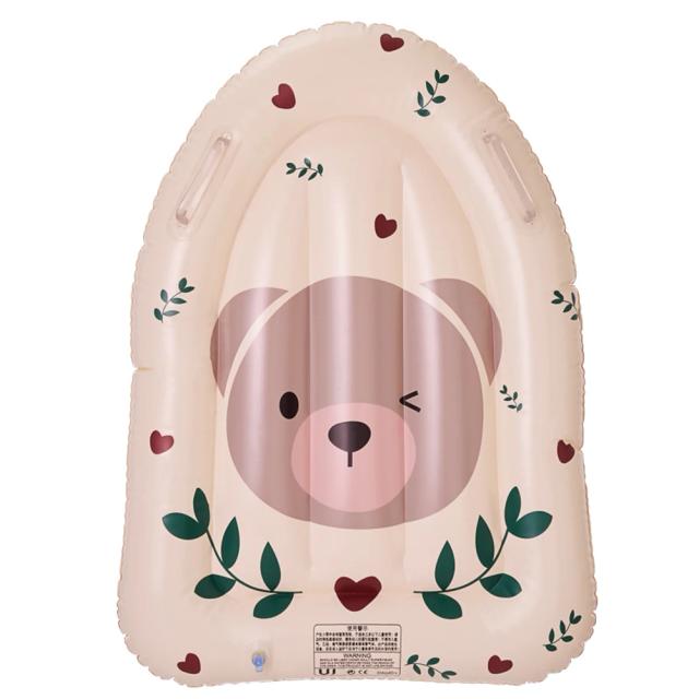 Prancha Inflável Animal Print com Alças - Bodyboard Flutuante para Diversão na Piscina 30x22 cm