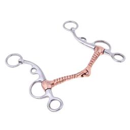 Brida de treinamento de rolo, aço inoxidável, acessórios de equitação, ferrugem - Image 5