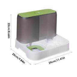 Dispensador automático do alimento do animal de estimação, alimentador do gato, alimentadores do cão, grande capacidade água distribuidor - Image 6