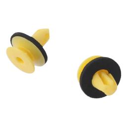 Porta do carro Guarnição Painel Retainer Clipes, Nylon Amarelo, Peças de acessórios do carro, 11610606, 50Pcs - Image 2
